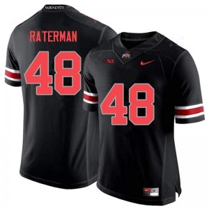 Men's Ohio State Buckeyes #48 Clay Raterman Blackout Nike NCAA College Football Jersey Jogging EPP8744NB
